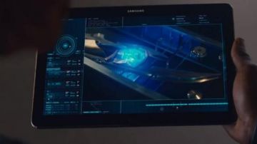The Samsung tablet in The Avengers 2