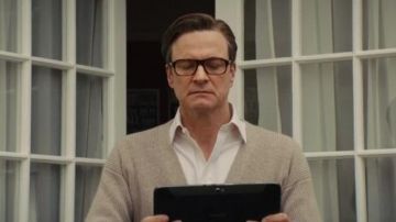La tablette Samsung Galaxy Tab de Harry Hart (Colin Firth) dans Kingsman : Services Secrets