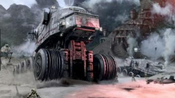 The replica of the turbo tank for Star Wars : the clone wars