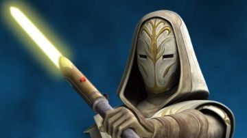The mask of the Keeper of the Jedi in Star Wars : The Clone wars