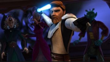 The waistband of Obi-Wan Kenobi in Star Wars : The Clone wars