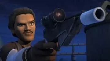 file for 3D printing of the blaster Lando Calrissian in Star Wars : The Clone Wars