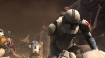 The patch of Clone Medic in Star Wars : The Clone Wars