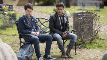 The backpack of Clay Jensen (Dylan Minnette) in 13 Reasons Why