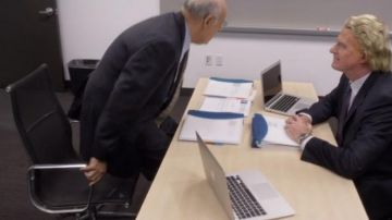 The laptop of Oscar Bluth (Jeffrey Tambor) in's arrested development