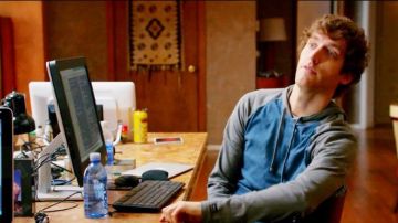 The computer of Richard Hendriks (Thomas Middleditch) in Silicon Valley