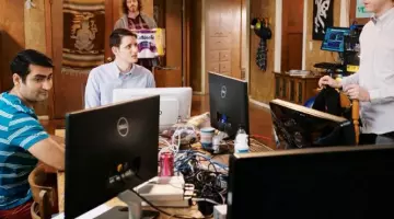 L'écran d'ordinateur de Dinesh (Kumail Nanijiani) dans Silicon Valley