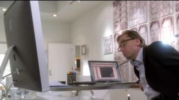 the computer screen of Cal Lightman (Tim Roth) in Lie to me