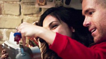 The camera of Deadpool (Ryan reynolds in Deadpool