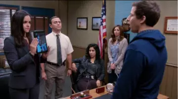 L'ipad d'Amy Santiago (Melissa Fumero) dans Brooklyn Nine Nine