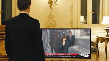 The tv Beovision by Bang & Olufsen preview in the movie Time out