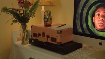 The Sony DVD player to Rachel (Olivia Cooke) in "This is not a love story"