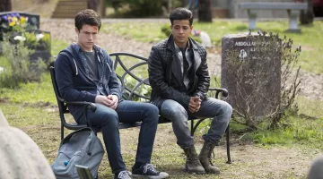 The backpack of Clay Jensen (Dylan Minnette) in 13 Reasons Why