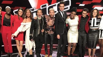 El vestido de Magda Burtrym de Zazie en La Voz