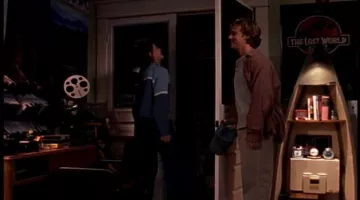 Le poster de The Lost World de Dawson Leery (James Van Der Beek) dans Dawson