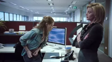 The screen of Apple computer seen in Sleeping beauty