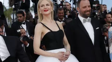 The skirt tutu Calvin Klein by Appointment of Nicole Kidman at the 70th Festival de Cannes