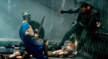 The sword of Themistocles (Sullivan Stapleton) in 300 birth of an Empire