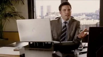 The laptop of Ben Affleck in the Agent of the star