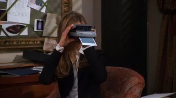 The"Polaroid camera of Rachel (Jennifer Aniston) in Friends