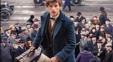 Newt Scamander (Eddie Redmayne) vintage suitcase seen in Fantastic Beasts and Where to Find Them