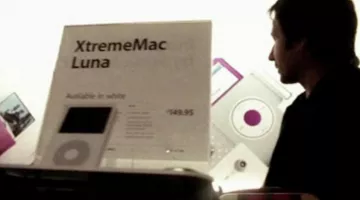 El iPod de Apple previsualizado en la ventana en Californication