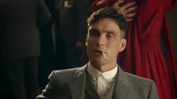 Longsleeves vintage rayé shirt porté par Thomas Shelby (Cillian Murphy ) comme on le voit dans Peaky Oeillères S01E03