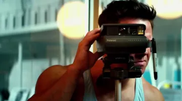 The Polaroid camera of Daniel Lugo (Mark Wahlberg) in No pain No Gain