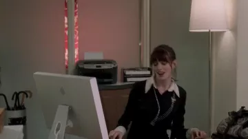 The computer screen of Andrea Sachs (Anne Hathaway) in The devil wears Prada