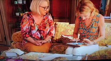 The ipad Stephanie (Alexandra Lamy) in Return for my mother