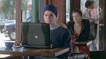 Product placements from the movie 40 Days and 40 Nights: Matt (Josh Hartnett) uses an Apple Powerbook G3