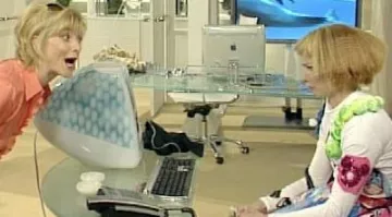 The Apple iMac G3 Bubble in Absolutely Fabulous