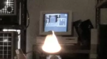 The Commodore Amiga 1000 in the office of the father of Chuck in Chuck