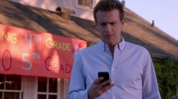 The mobile phone iphone Jay (Jason Segel) in Sex tape