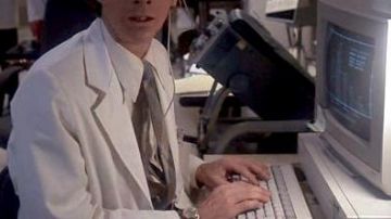 The Commodore Amiga 1000 seen in fantasy Stories S02E12