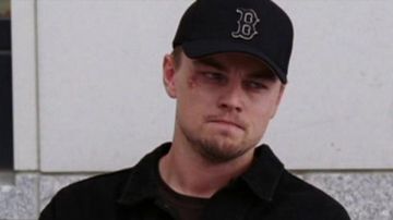 The black hat Boston William Costigan Jr. (Leonardo DiCaprio) in The Departed