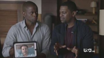 The ipad Burton 'Gus' Guster (Dule Hill) Psych : investigator despite him