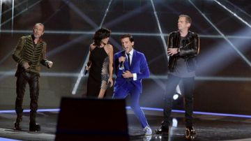 La chaqueta militar Kaki Lord Solenne Menger de Florent Pagny en The Voice: la voz más bella 2017