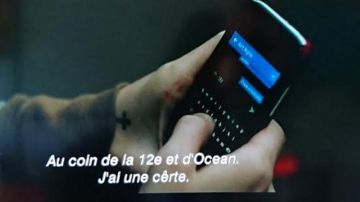 The Blackberry mobile phone seen in the Green Room