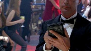 The Casio Z-7000 and the bartender of Barb (Pamela Anderson) Barb Wire