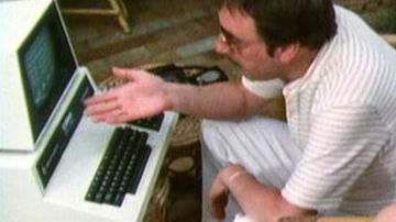 The Commodore PET of Jim Bergerac (John Nettles) in Bergerac S03E07