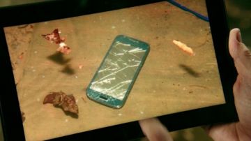 The Samsung smartphone of the little boy in The Experts Cyber S02E04
