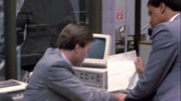 The PC Rainbow in the commissioner's office in The Cop of Beverly Hills