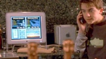 The Apple Power Mac G4 Cube of Marty Wolf (Paul Giamatti) in Nasty Liar