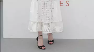 Sandals black Kirsten Dunst in Cannes May 2017