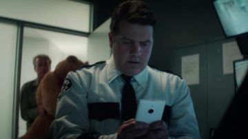 The smartphone Nokia Lumia in white preview in Terminator Genisys