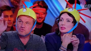 Le casque à eau jeu d'enfant vu sur les chroniqueurs dans #TPMP le 01/06/2017