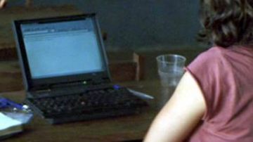 The IBM notebook Thinkpad 701 of Maddy Bowen (Jennifer Connelly) in Blood Diamond
