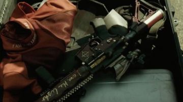 Le fusil de Floyd Lawton / Deadshot (Will Smith) dans Suicide Squad