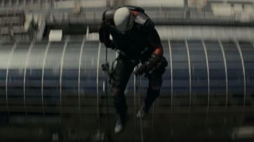 Le masque de Floyd Lawton / Deadshot (Will Smith) dans Suicide Squad